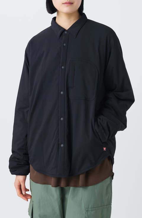 Flexible Insulated Water Repellent Shirt Jacket