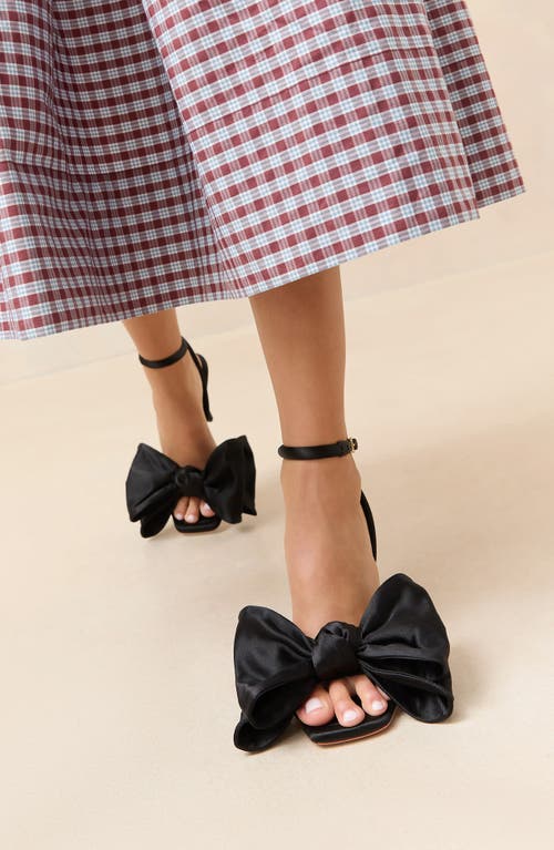 Loeffler Randall Marlena Ankle Strap Sandal In Black