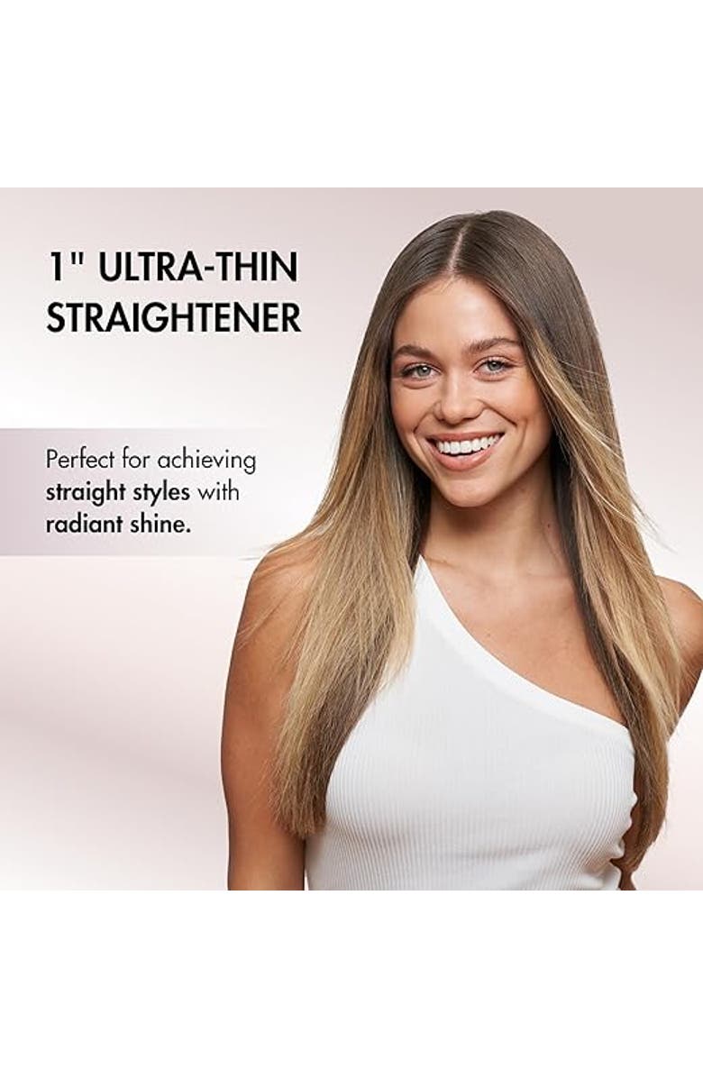 BaBylissPRO Nano Titanium Limited Edition 1" Ultra-Thin Flat Iron, Alternate, color, Pink