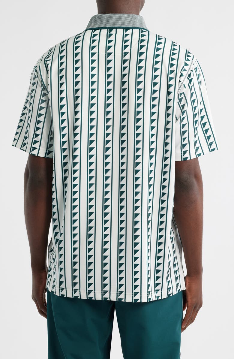 PUMA GOLF x Reigning Champ MATTR Polo, Alternate, color, Warm White-Green Terrain