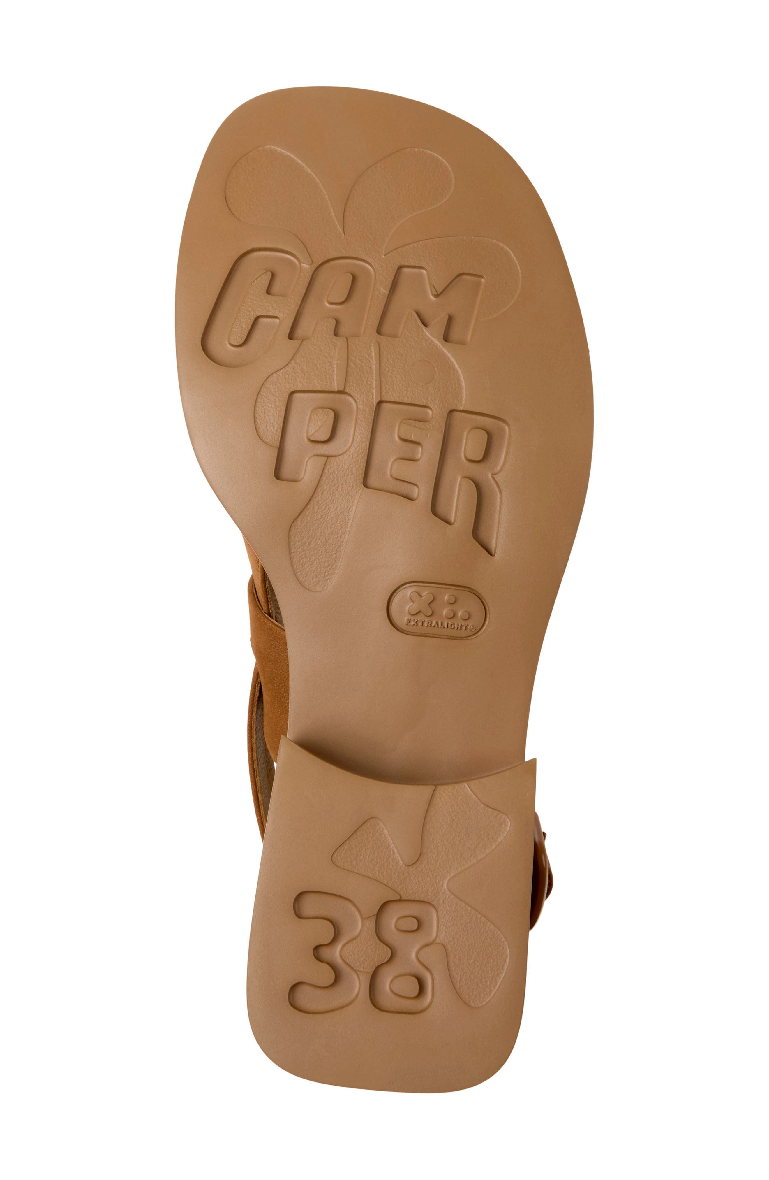 Dana Sandal, Alternate, color, MID BROWN