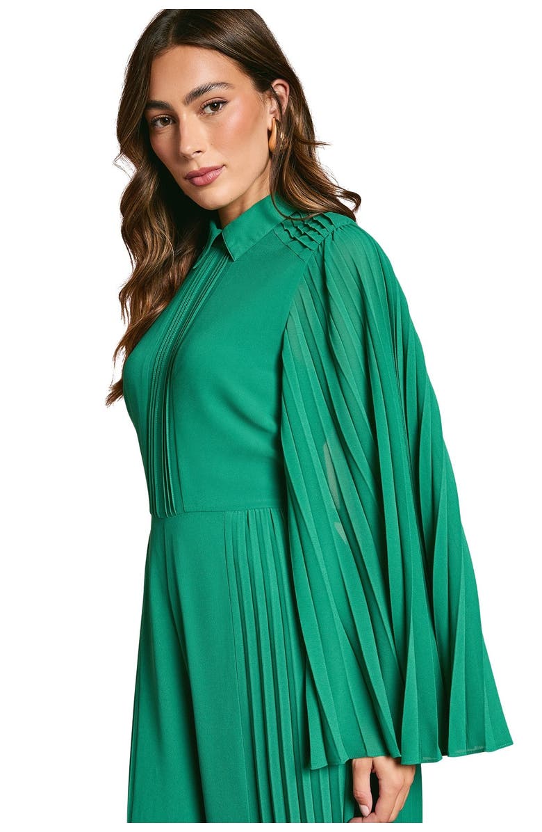Coast Pleat Wide Leg Jumpsuit, Alternate, color, Emerald