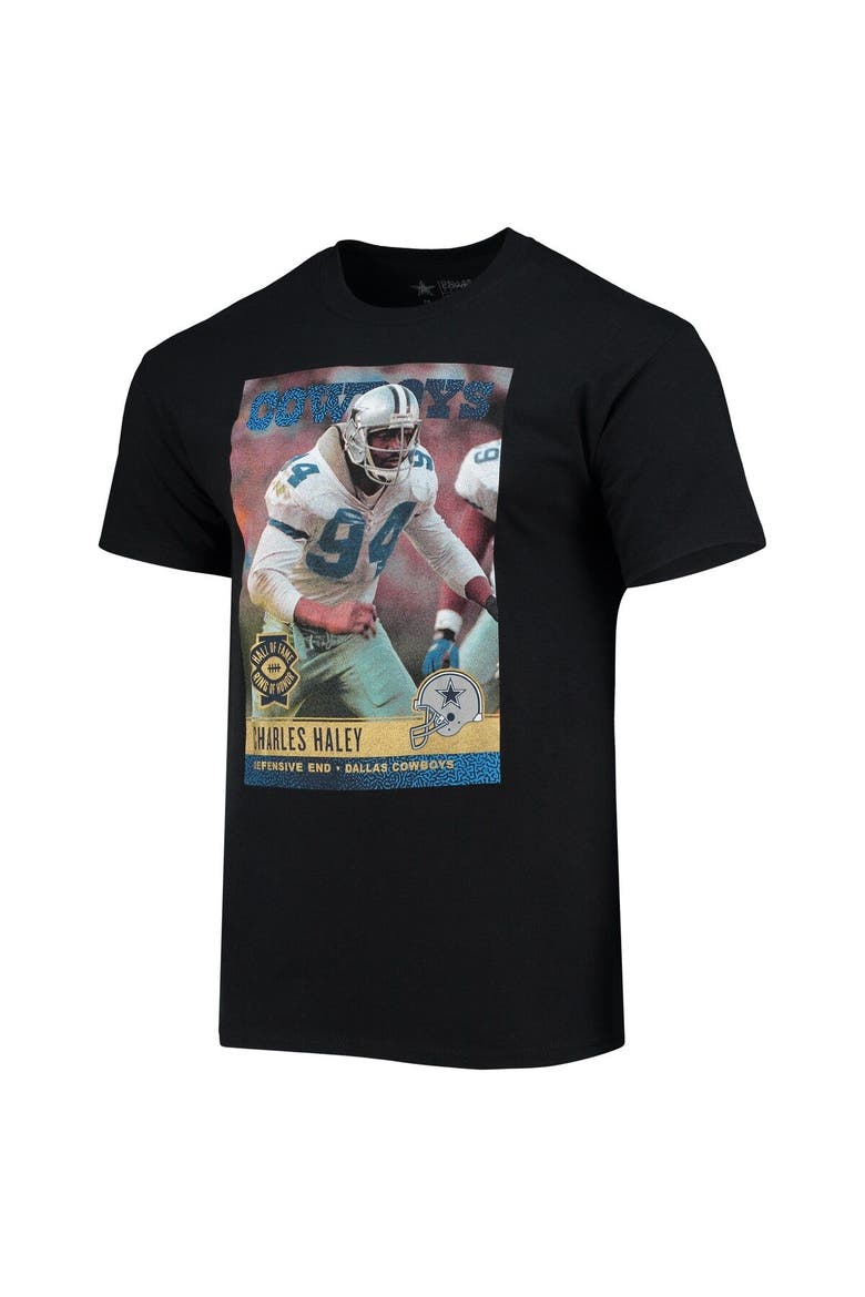 Men's Charles Haley Black Dallas Cowboys Name & Number T-Shirt, Alternate, color, Black