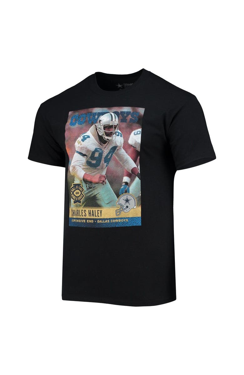 NFL Men's Charles Haley Black Dallas Cowboys Name & Number T-Shirt, Alternate, color, Black