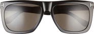 TOM FORD Morgan 57mm Flat Top Sunglasses