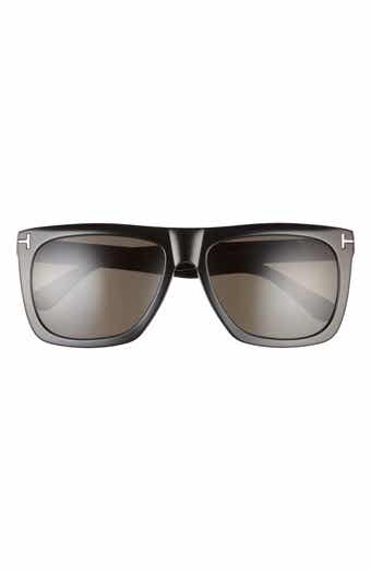 TOM FORD Morgan 57mm Flat Top Sunglasses