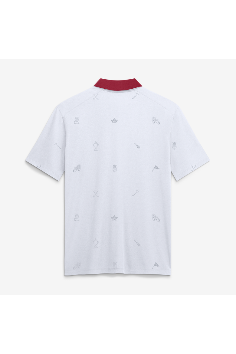 Men's Jordan Brand  White Oklahoma Sooners Vapor Pattern Dri-FIT Polo, Alternate, color, White