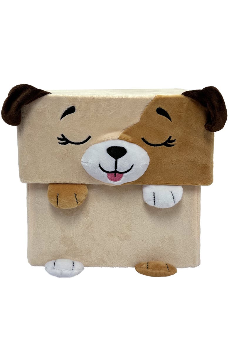 Happy Nappers Adorable Storables Dog Tan & Brown 8 Inches, Ages 1+, Alternate, color, Multicolored