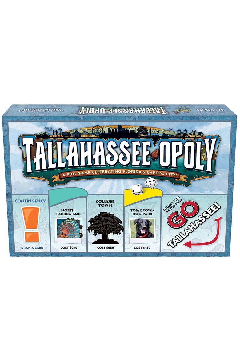 Tallahassee Opoly Board Game, Main, color, Multicolored
