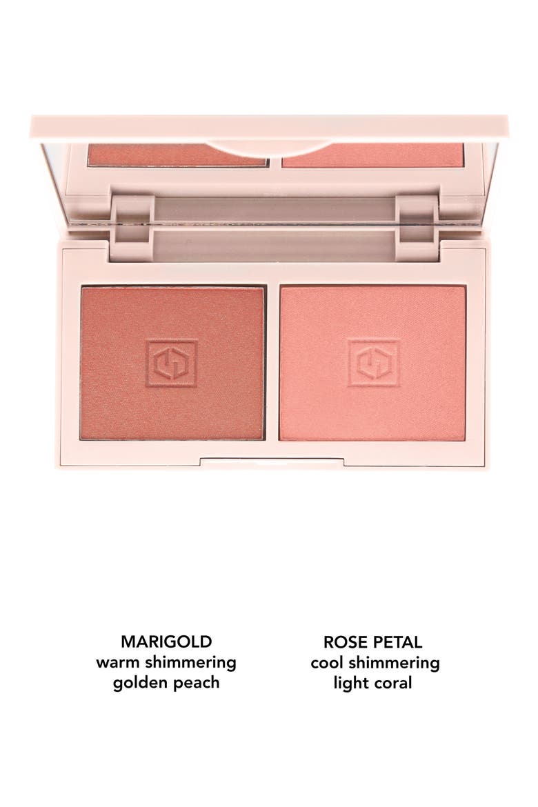 Jouer Blush Bouquet Rose Gold Dual Blush Palette (Limited Edition), Alternate, color, ROSE GOLD