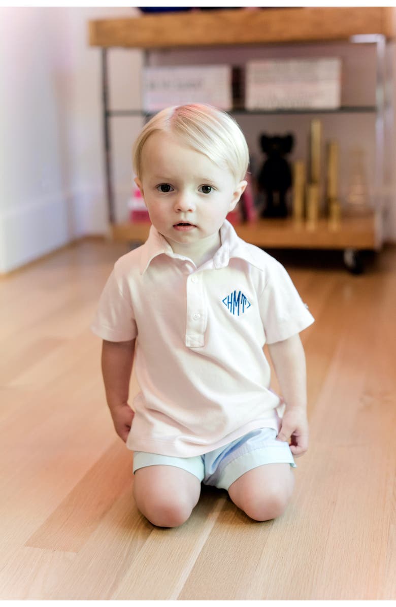 Lila and Hayes Griffin Boys' Polo Golf Shirt, Alternate, color, White