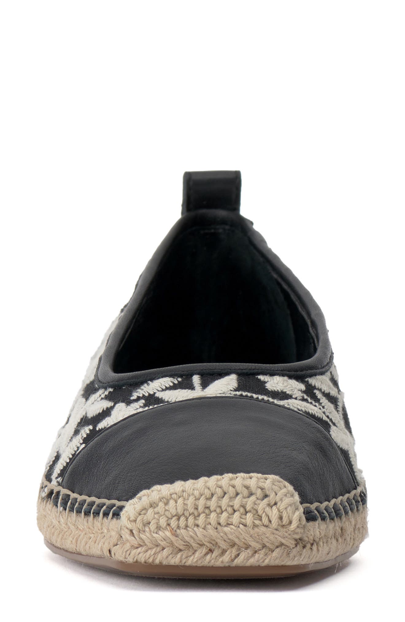 Miheli Slip-On Espadrille, Alternate, color, BLACK/ CREAM