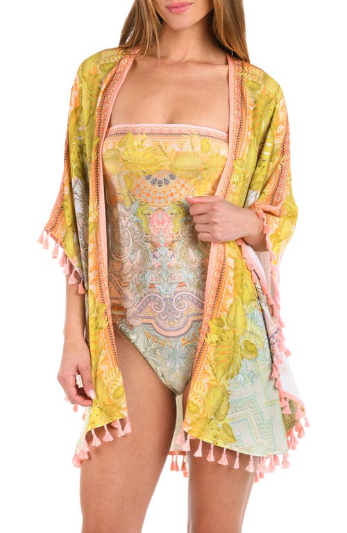 Sunshine 79 Dreamland Tassel Trim Cover-up In Yellow