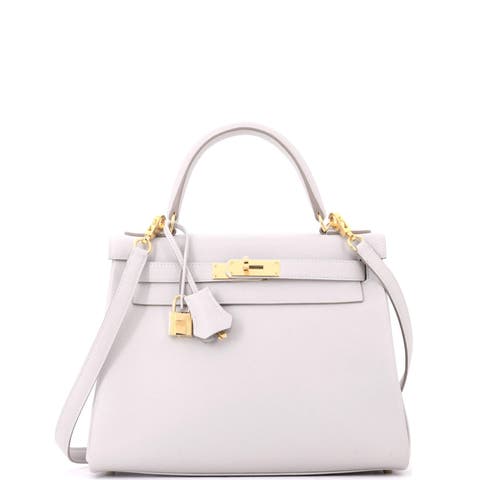 Kelly Handbag Grey Evercolor with Gold Hardware 28