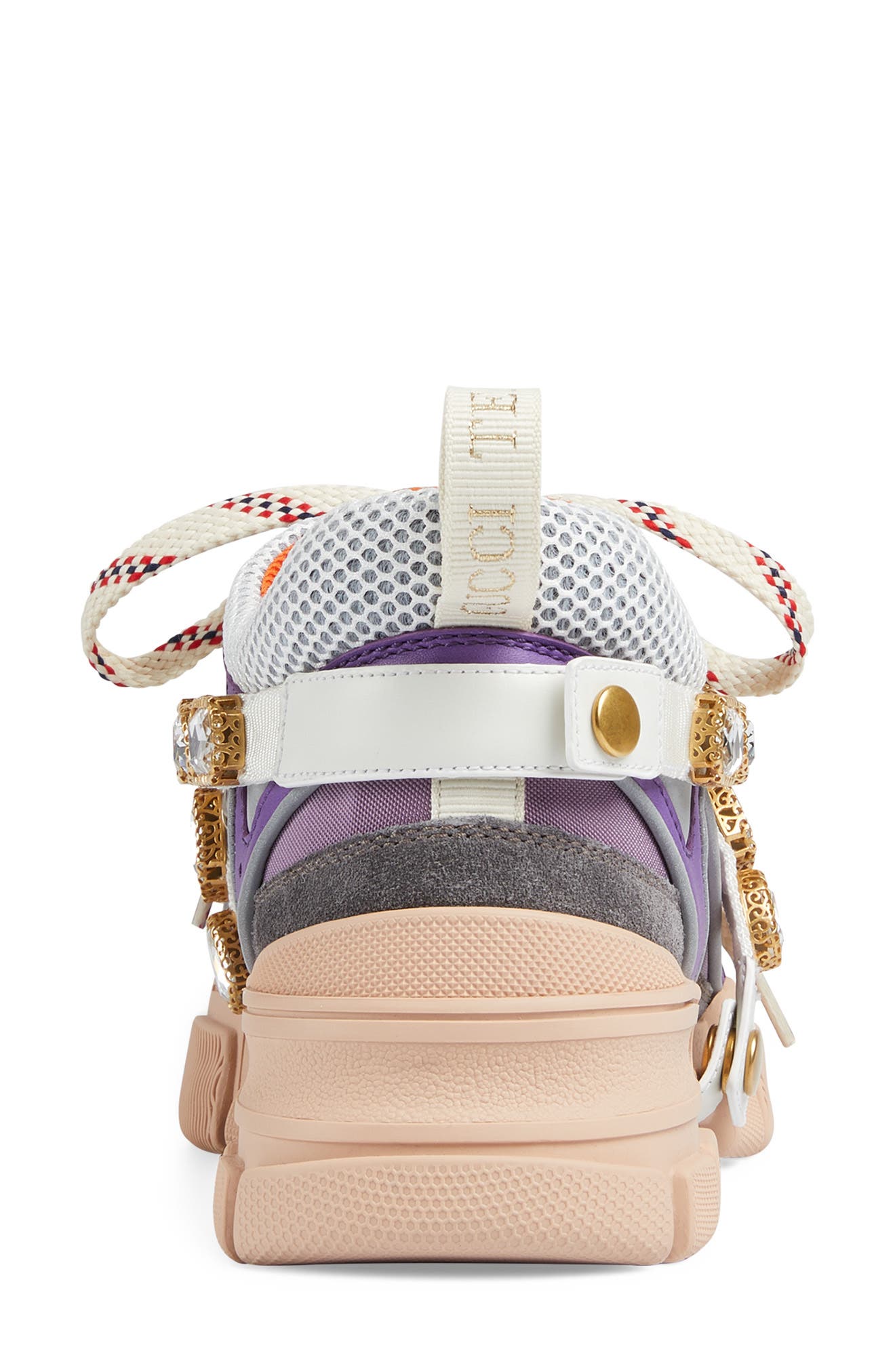 Flashtrek Jewel Embellished Sneaker, Alternate, color, LAVENDER/ BLUE
