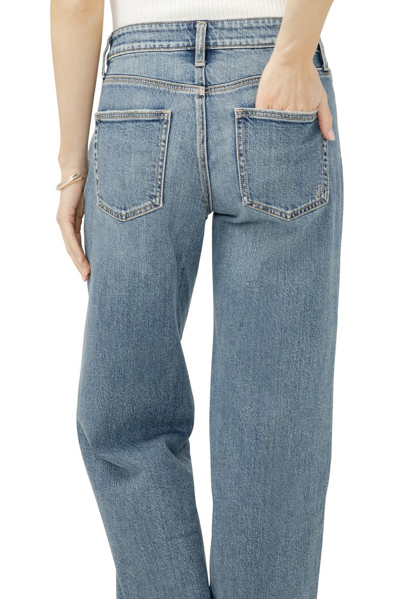 Suki Curvy Mid Rise Wide Leg Jeans, Alternate, color, WESTON