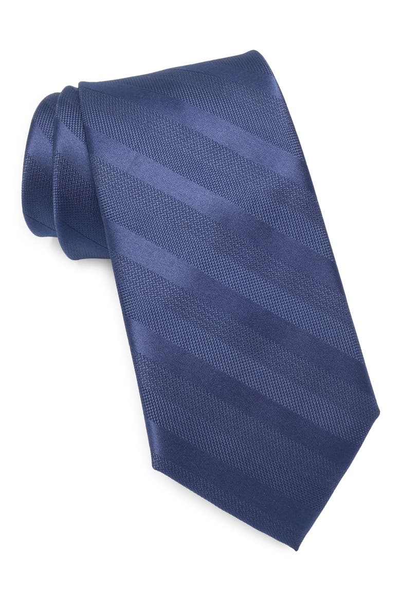 Nova Stripe Tie, Main, color, NAVY
