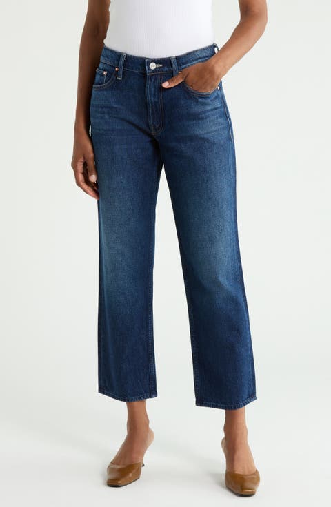 The Hot Rod Ankle High Waist Straight Leg Jeans