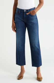 The Hot Rod Ankle High Waist Straight Leg Jeans