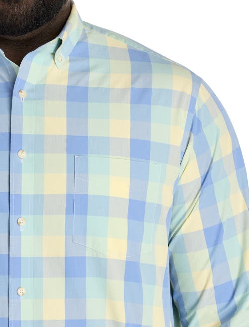 Untuckit Fit By Dxl Big & Tall Vintage-washed Stratford Sport Shirt In Multi