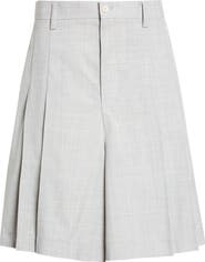 Comme des Garçons Girl Pleated Yarn Dyed Tropical Wool Shorts