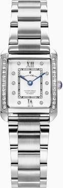 Jacques du Manoir Jacques Du Manoir Emily II - 22mm, White Dial, Stainless Steel, Rectangular Ladies Watch