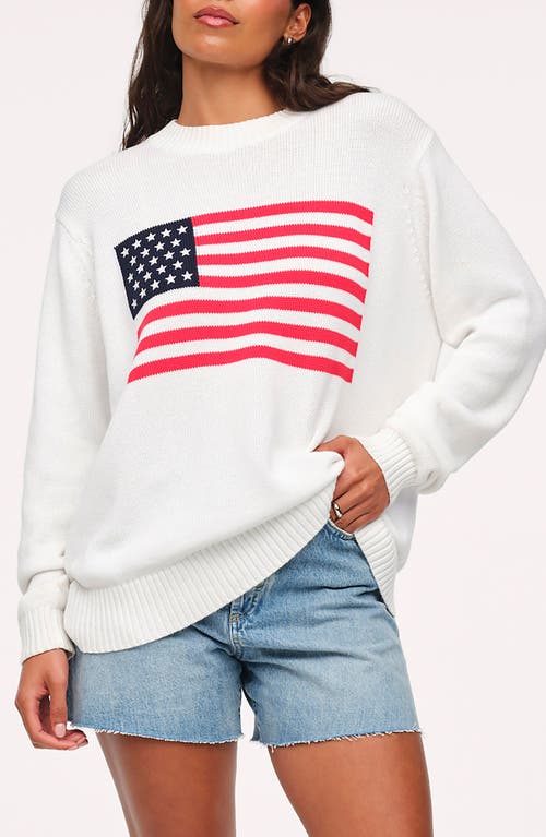 nuuds Americana Graphic Sweater in Flag at Nordstrom, Size X-Small