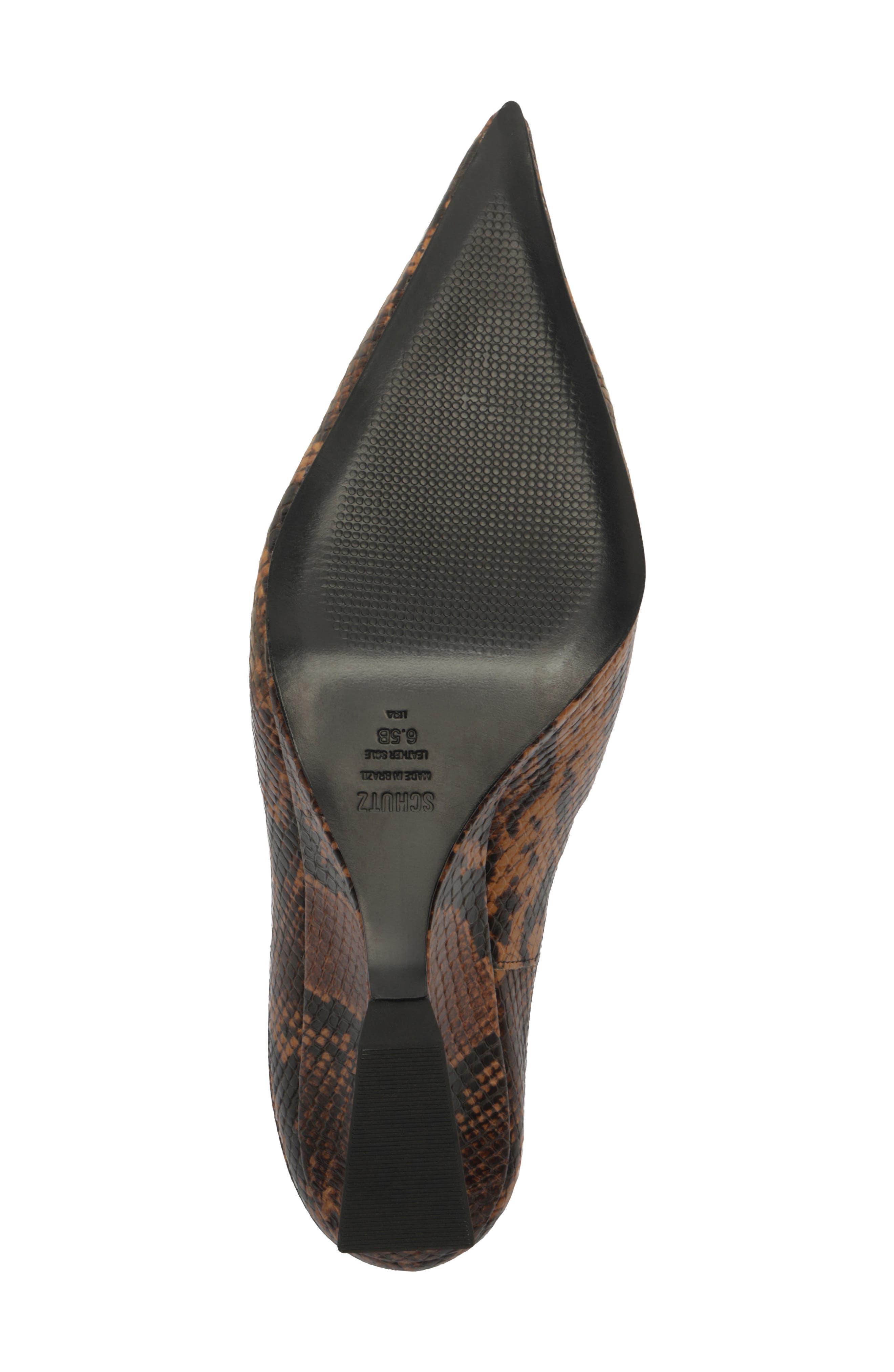 Siena Pointed Toe Wedge Mule, Alternate, color, BROWN