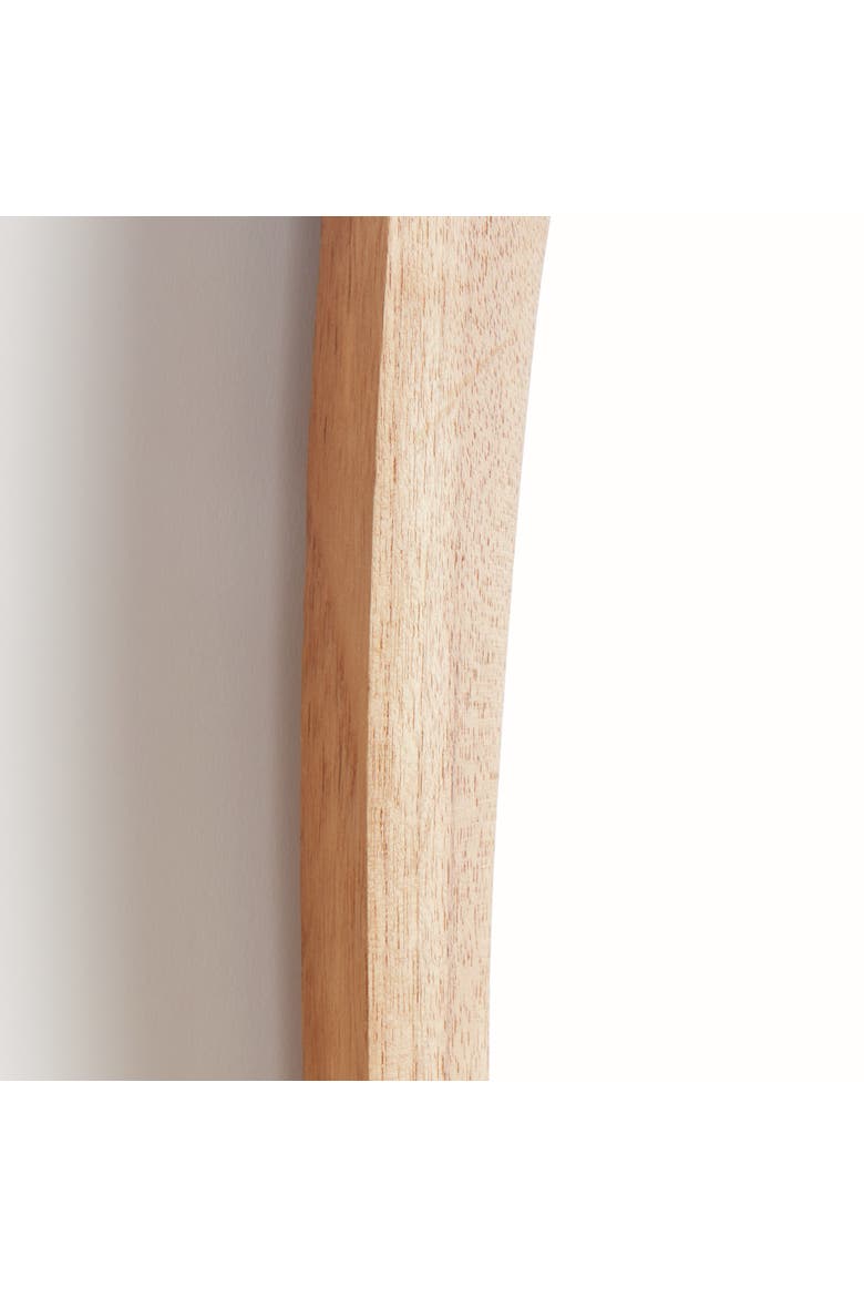 Flynn Mirror Small - Natural Teak Wood Frame, Alternate, color, Brown