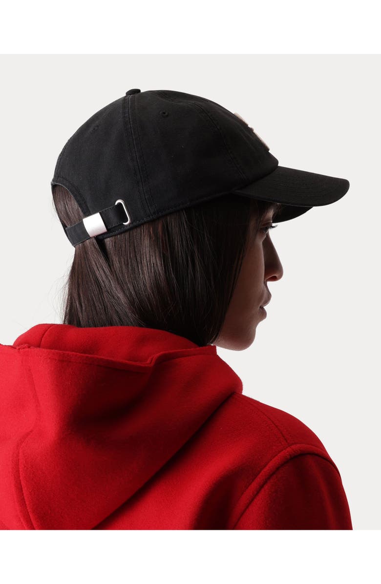 Fortela Chino Cotton Cap, Alternate, color, Black