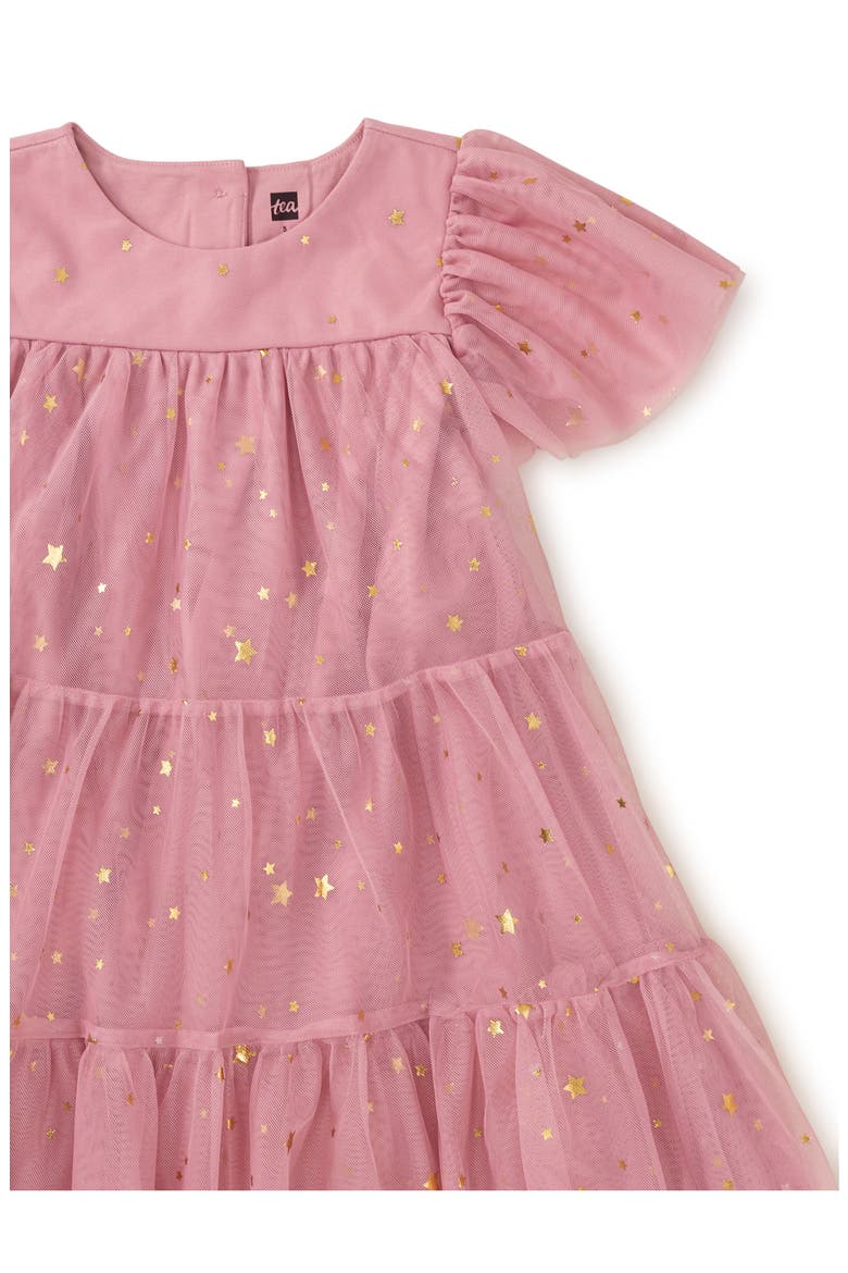 Tiered Tulle Sparkle Dress, Alternate, color, Shimmer Sky