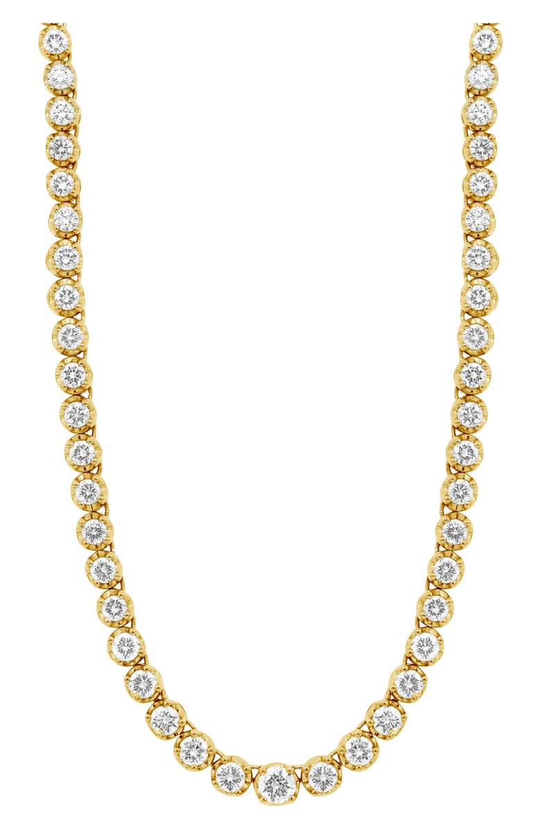 Bony Levy Diamond Tennis Necklace, Main, color, 18K Yellow Gold