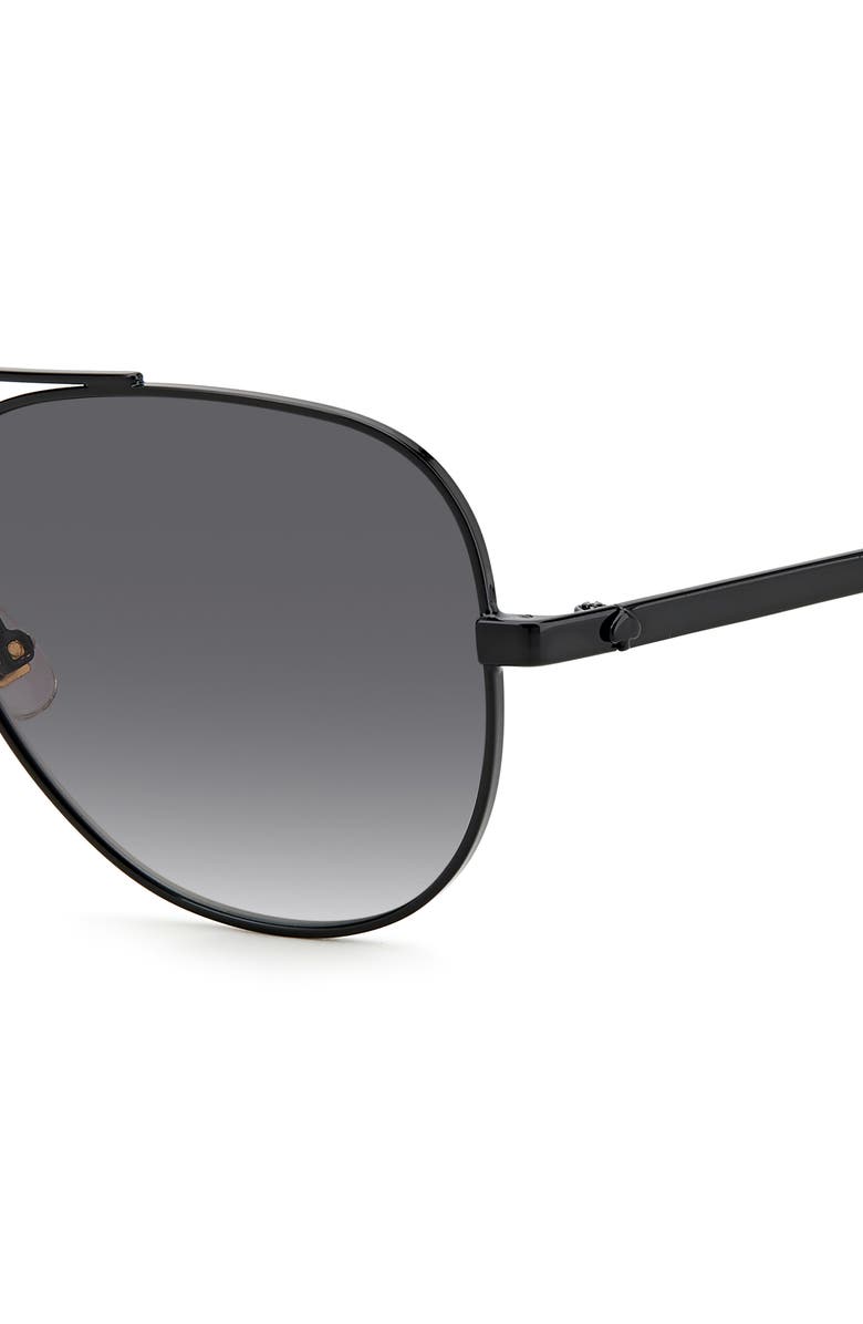 Kate Spade New York avaline 2 58mm polarized aviator sunglasses, Alternate, color,