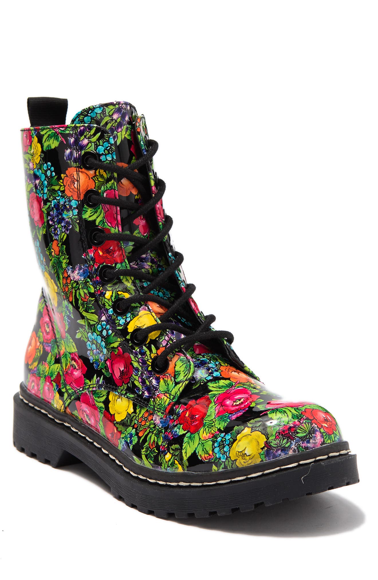 Betsey Johnson Elite Combat Boot, Main, color, 