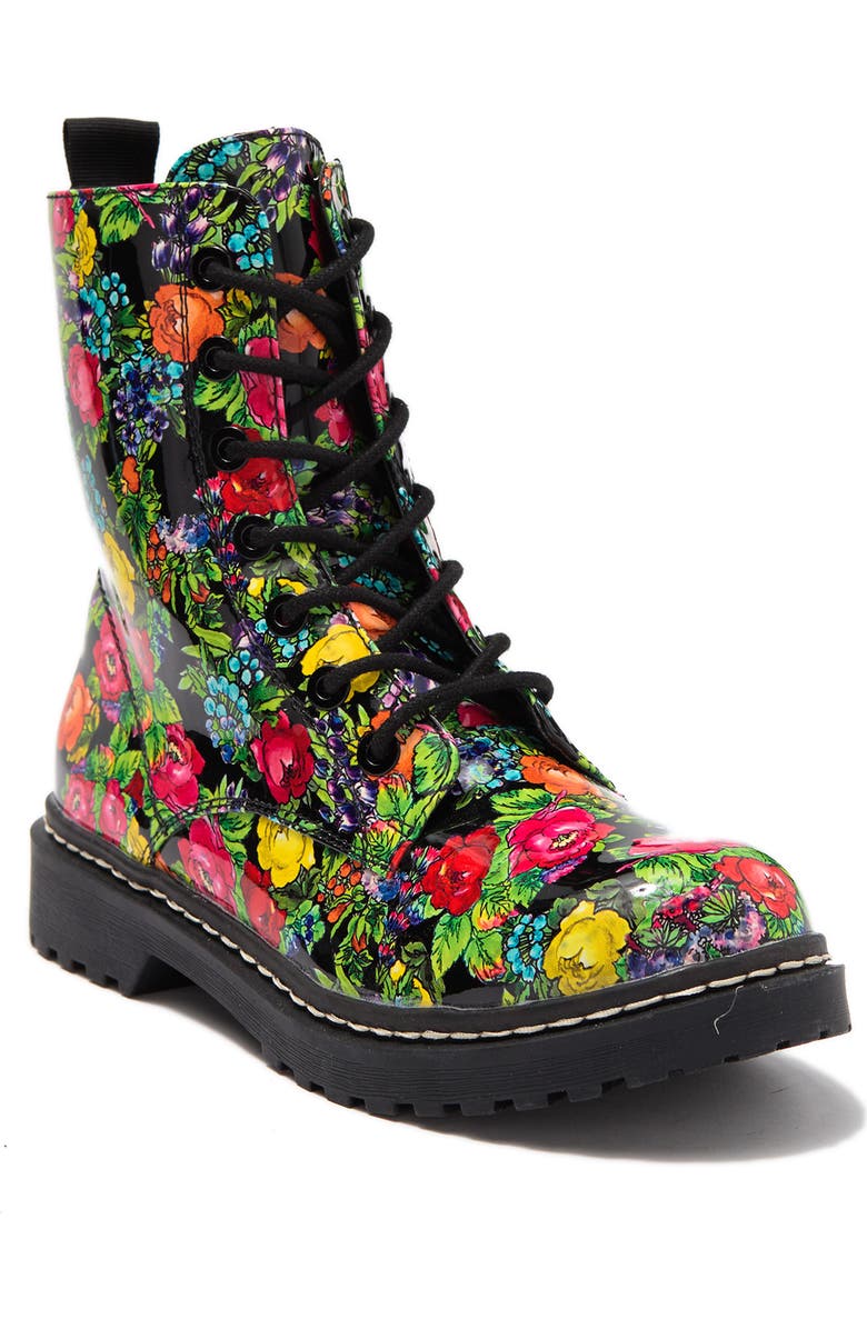 Betsey Johnson Elite Combat Boot, Main, color,