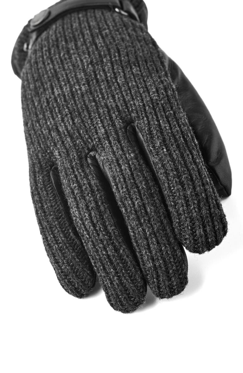 Hestra Christopher Wool Blend & Leather Gloves, Alternate, color,
