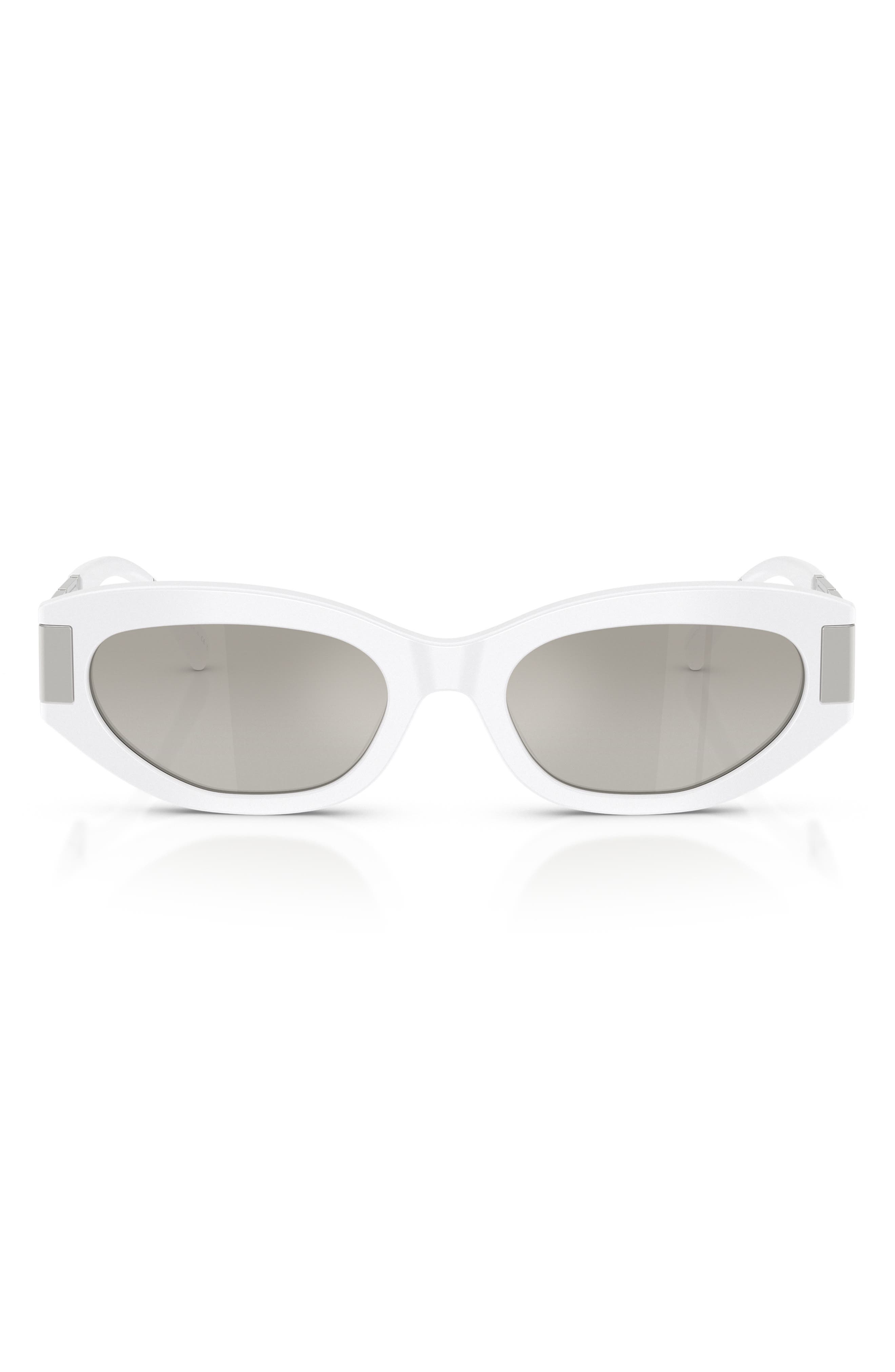 selected WHITE / GREY MIRROR SILVER