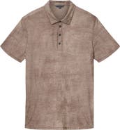 John Varvatos Olivari Slub Cotton Piqué Polo
