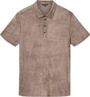 John Varvatos Olivari Slub Cotton Piqué Polo