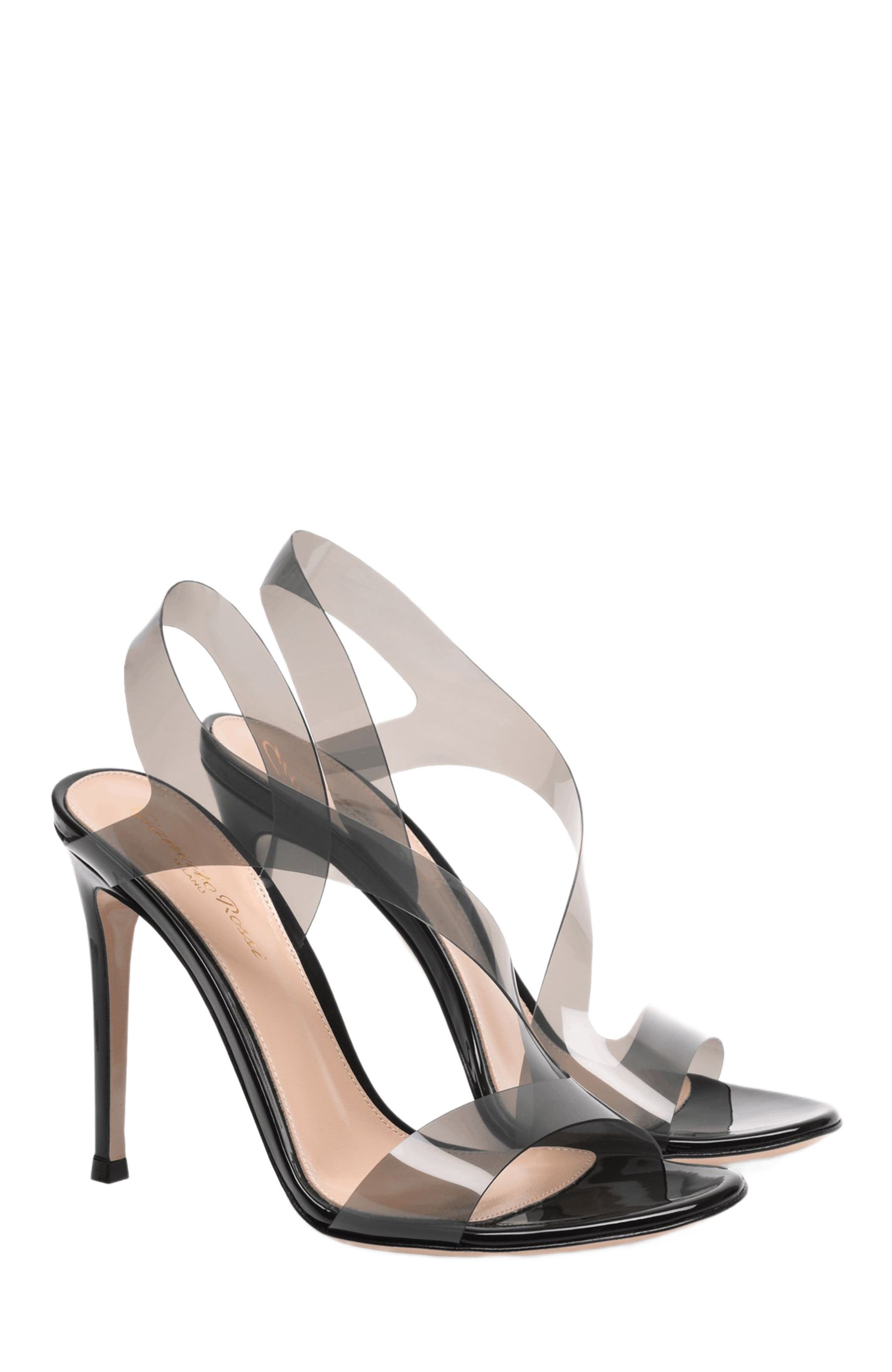 Gianvito Rossi Metropolis Sandals, Alternate, color, Black