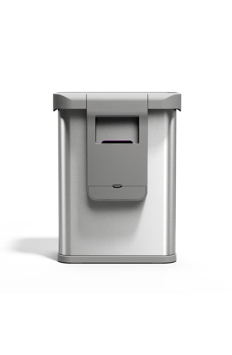 simplehuman 58L rectangular sensor can with voice and motion control, Alternate, color,
