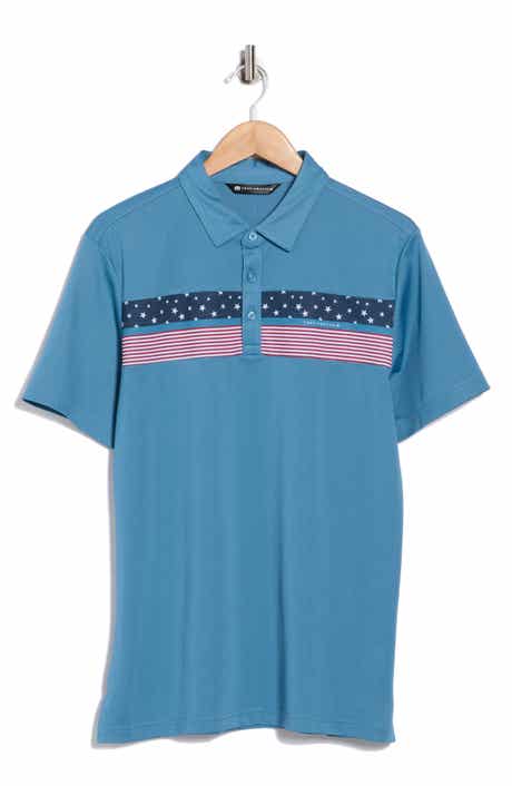 TravisMathew Good Good Patriot Knit Polo