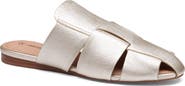 Johnston & Murphy Claire Leather Fisherman Mule Sandal