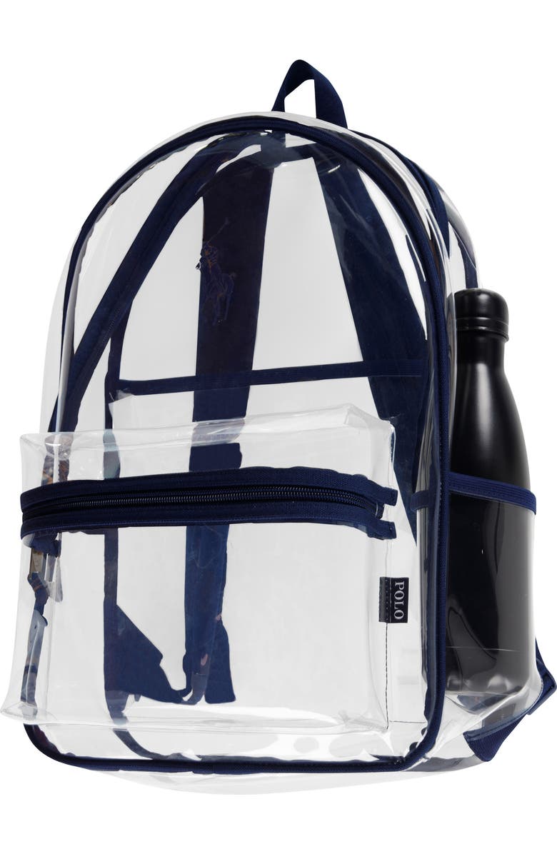 Ralph Lauren Kids' Transparent Backpack, Alternate, color,