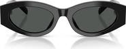 Tory Burch 52mm Oval Sunglasses