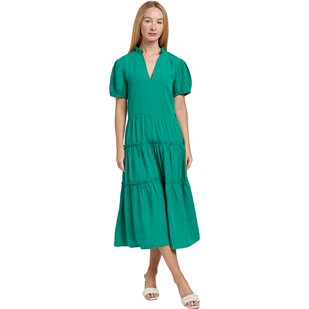 Taylor Tillman Georgette Dress in Green  product