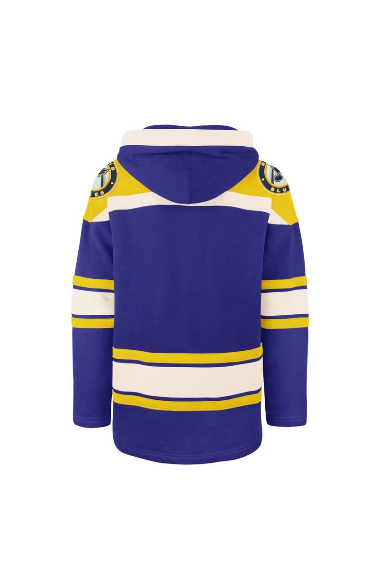 '47 Men's '47 Blue St. Louis Blues Superior Lacer Pullover Hoodie, Alternate, color, Blue