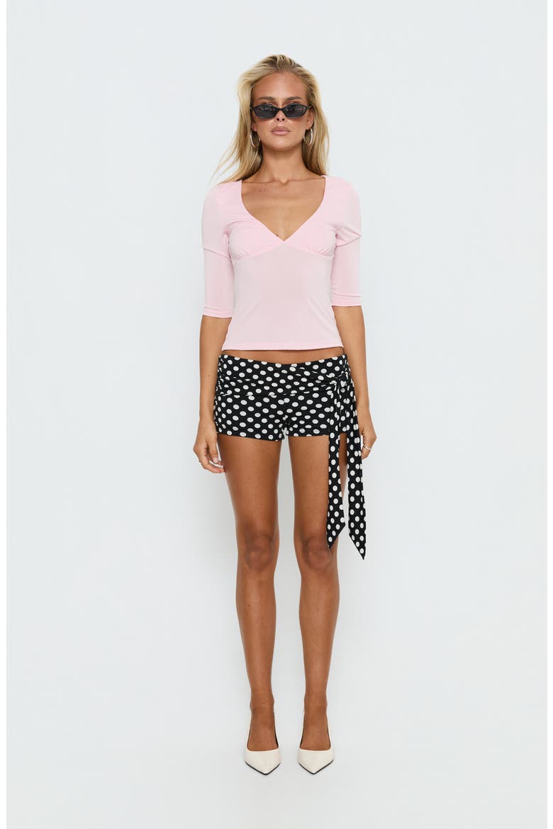Back to Friends V-Neck Top, Alternate, color, PINK
