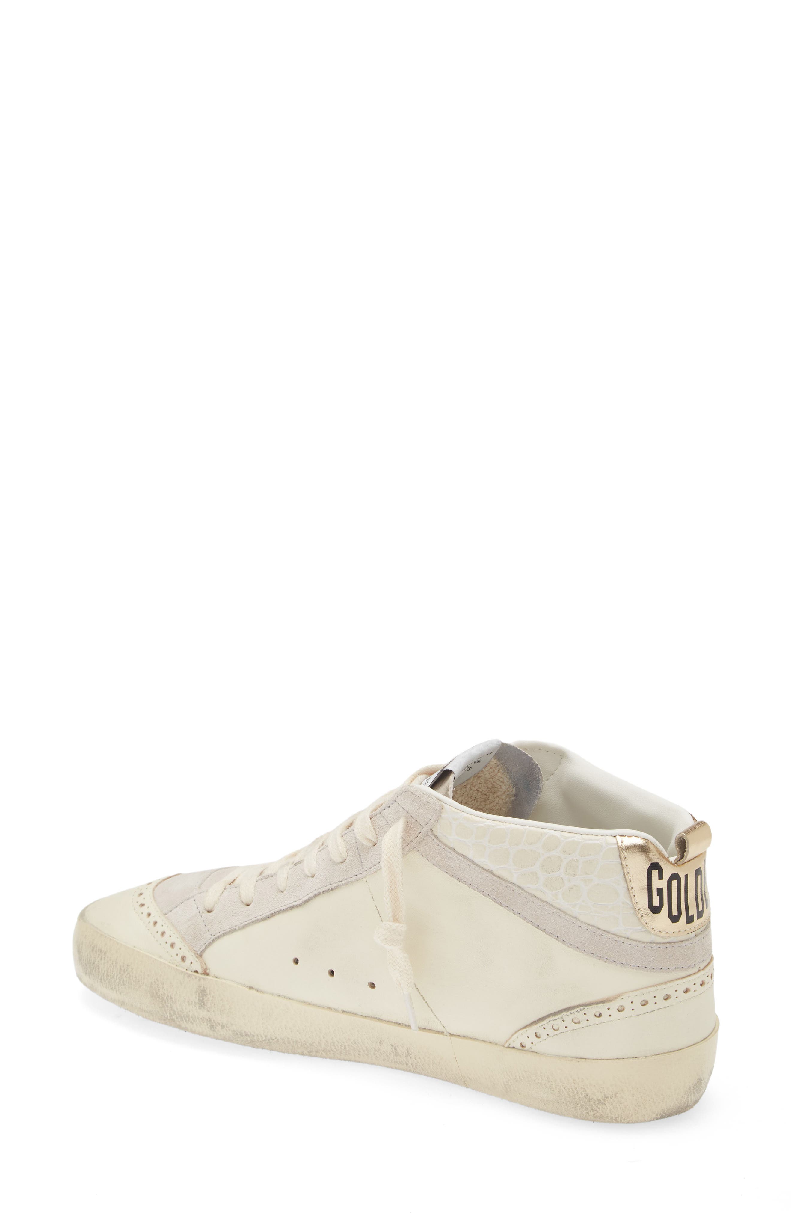 Golden Goose Mid Star Sneaker, Alternate, color, 