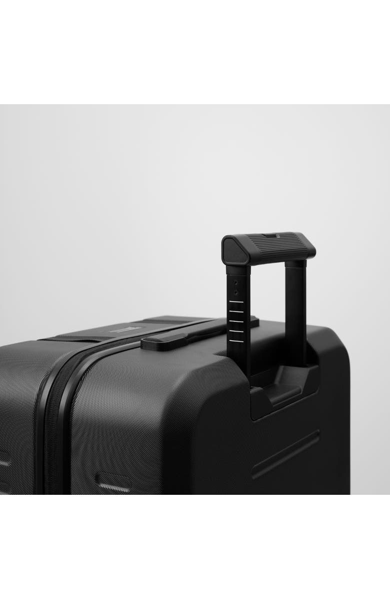 D_b_ Ramverk Compact Hard-Shell 31 Inch Checked Luggage Spinner With Zipper, Alternate, color, Black Out